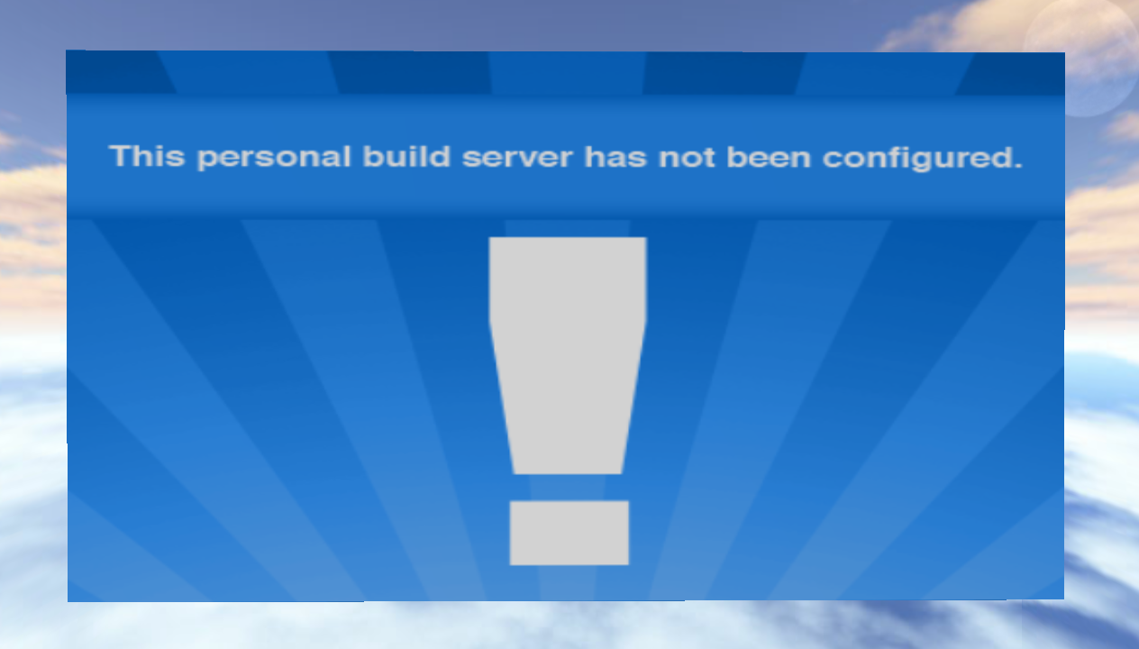 Personal Server Starting Place