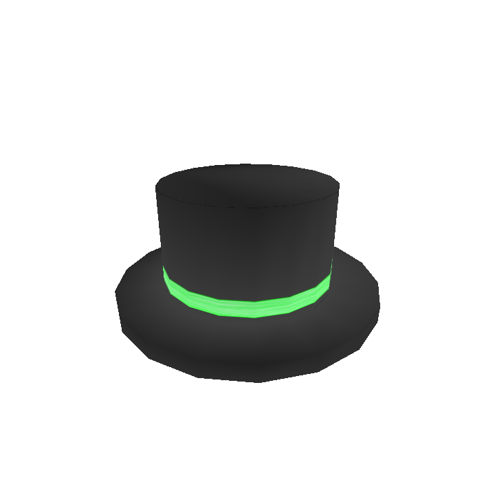 Green Banded Top Hat