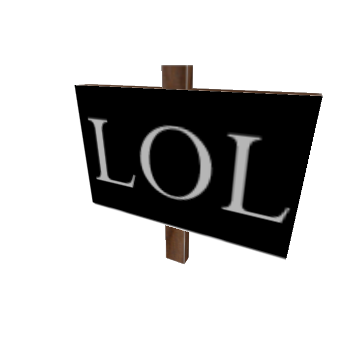 LOL Sign