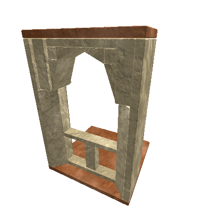 Arch with railing