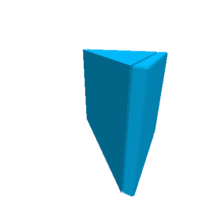 Corner Block - Cyan